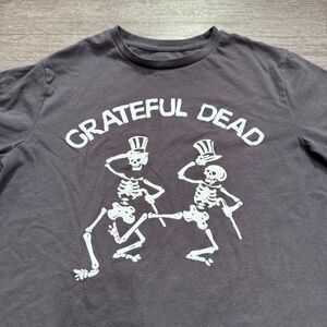 Grateful Dead Shirt Youth XL Graphic Print Logo Spellout Cotton Band Tee Skull